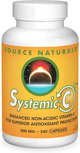 Vista 8 de Source Naturals Systemic C, 500mg - 120 Cápsulas