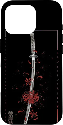 Vista 20 de Higanbana o Spider Lily con anime Samurai Sword - Carcasa estética para iPhone 17