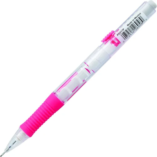 Vista 3 de Lápiz mecánico Pentel QUICK CLICK (0.7mm), cañón rosa, caja de 12 lápices (PD217P)