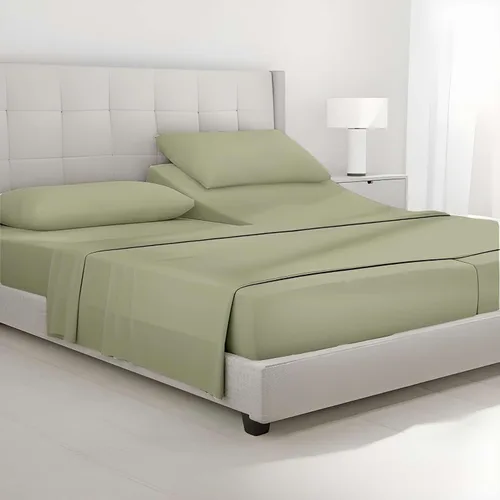 Vista 24 de Giza Sheets Twin – Sábanas de 100% algodón egipcio Giza – Sábanas para colchón de hasta 18 pulgadas de profundidad – 4 piezas de sábanas de algodón