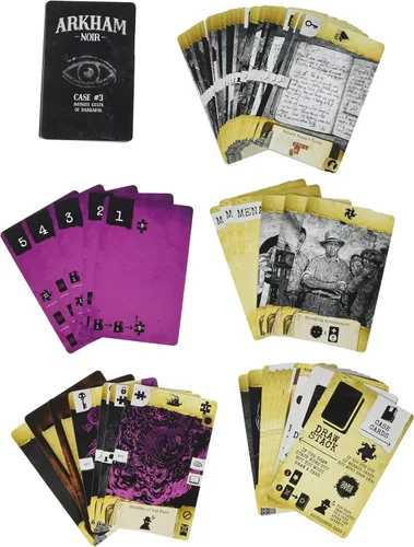 Vista 4 de Arkham Noir - Estuche para juego de cartas 3 Infinite Gulfs of Darkness, juego de cartas misterioso, emocionante juego de aventuras para adultos