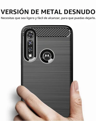 Vista 5 de MAIKEZI - Carcasa para Motorola G Power, 2020, incluye protector de pantalla HD, TPU suave, antiderrame Estuche de TPU cepillado