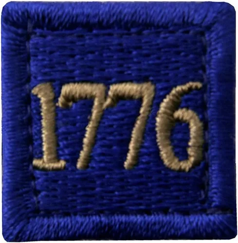 Vista 7 de 1776 American Independence Emblem Tactical USA Morale bordado apliques sujetador gancho y bucle parche - negro