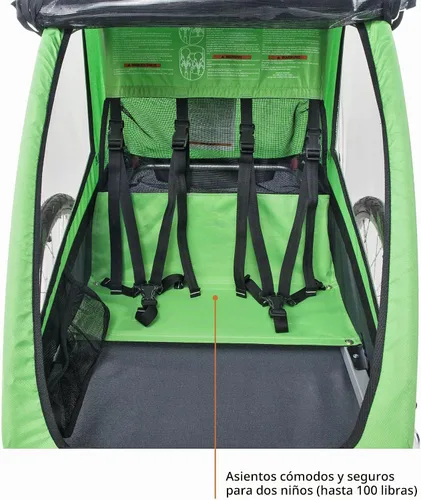 Vista 5 de Thule Cadence - Remolque de bicicleta de 2 asientos