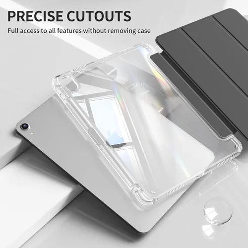 Vista 4 de kenke Funda para iPad (A16) de 11ª generación de 11 pulgadas 2025, iPad de 10.9 pulgadas 2022 con soporte para lápices, funda de marco de TPU suave