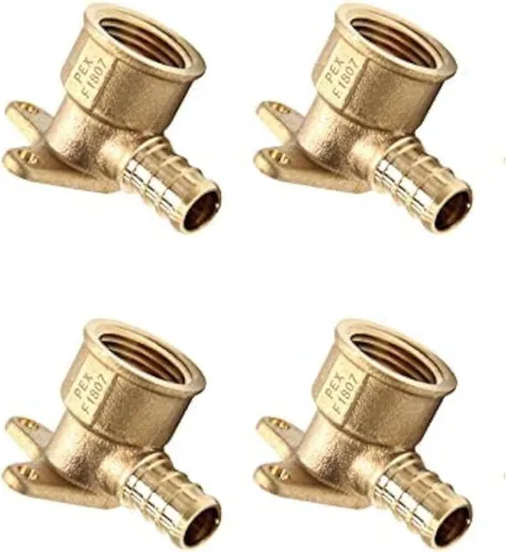Vista 10 de EFIELD Barb Pex - Juego de 10 accesorios de crimpado hembra NPT de 3/4 pulgadas x 1/2 pulgadas, ASTM F1807, (PEX1807165)