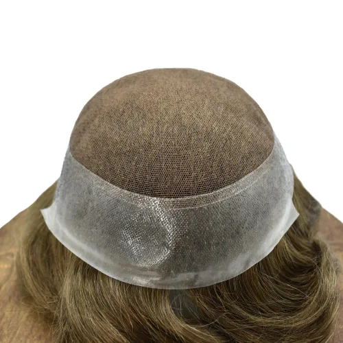 Vista 3 de Toupee For Men Hair Pieces Real Human Hair Swiss Lace Toupee for Mens Hair Replacement System Mens Toupee Male Hair Prosthesis Protesis Capilar
