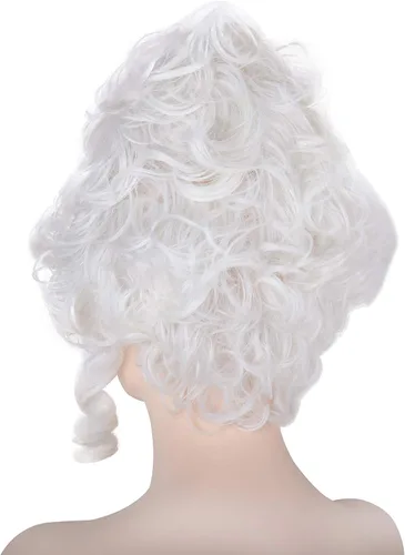 Vista 9 de Wraith of East Colonial Pelucas señoras del siglo XVIII Marie Antonieta Cosplay Mujeres Adultas Plata