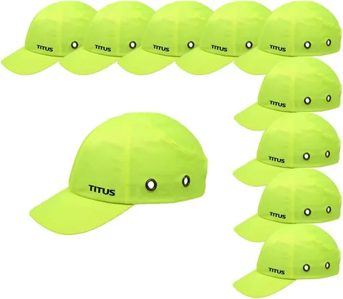 Vista 49 de TITUS Gorra de seguridad ligera - Gorra protectora estilo béisbol