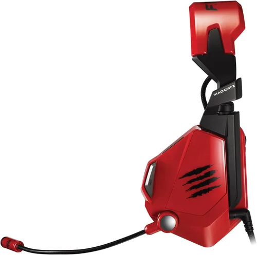 Vista 5 de Mad Catz FREQ5 - Auriculares estéreo para juegos para PC y Mac color rojo