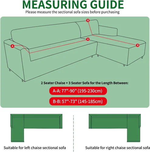 Vista 7 de ZNSAYOTX Fundas para sofá modular de terciopelo suave, fundas de felpa de lujo con parte inferior elástica para sofá modular en forma de L, 2