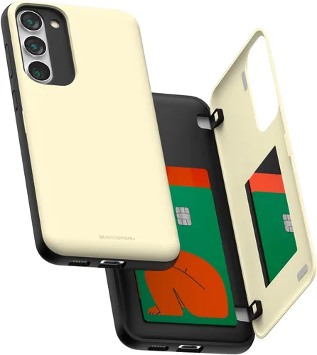 Vista 64 de GOOSPERY Funda tipo cartera para Samsung Galaxy S22 Ultra, [tarjetero] parachoques magnético de puerta con cierre automático, cubierta protectora