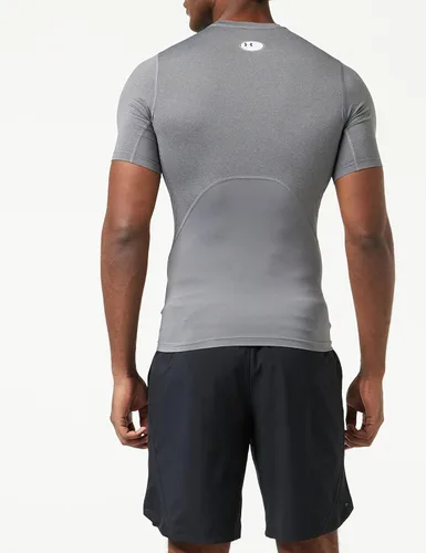 Vista 5 de Under Armour HeatGear - Camiseta de compresión de manga corta para hombre