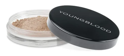 Vista 6 de Cosméticos Minerales Youngblood, polvo suelto natural mineral de base, Coffee Café