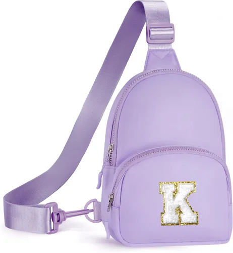 Vista 36 de YOOLIFE Bolso bandolera con inicial, bolsas pequeñas para niñas y mujeres, regalos para adolescentes, niñas, adolescentes, novia, dama de honor