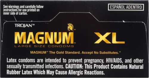 Vista 11 de TROJAN Preservativos Magnum Lubricados XL Tamaño Grande - 12