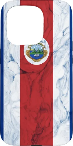 Vista 14 de Bandera de Costa Rica y fondo elegante - Funda del orgullo costarricense para iPhone 17