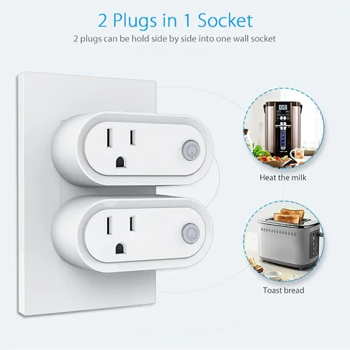Vista 7 de NEO Z-Wave Plus Smart Mini Plug, toma compacta Z-Wave para automatización del hogar, funciona con Smartthings, función básica de encendido/apagado