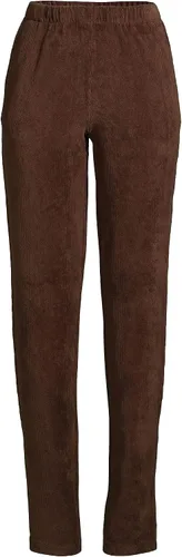 Vista 3 de Lands' End Pantalón de deporte para mujer, fácil de poner, con cintura elástica, tiro alto, de punto