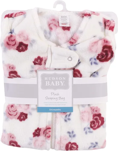 Vista 2 de Hudson Baby Saco de dormir unisex de felpa para bebé, saco, manta