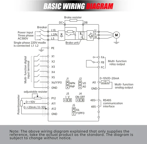 Vista 9 de Inversor VFD de 2.2KW 220V 11A 3HP Unidad de frecuencia variable 2200W husillo Control del motor Convertidor VSD 0-1000Hz con cable de extensión
