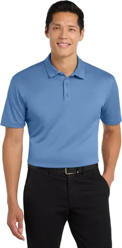 Vista 20 de Port Authority Polo unisex de seda Touch Performance Negro