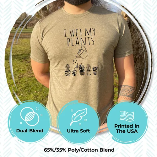Vista 9 de I'd Hike That, Graphic Men's Tee, Funny T Shirt, Shirts with Sayings, Stonewash Blue or Sage (XL, Stonewash Blue)