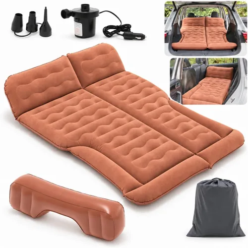 Vista 12 de ABORON SUV Air Mattress with Pump, Inflatable Car Bed for Truck/Tesla/Van Dark Gray