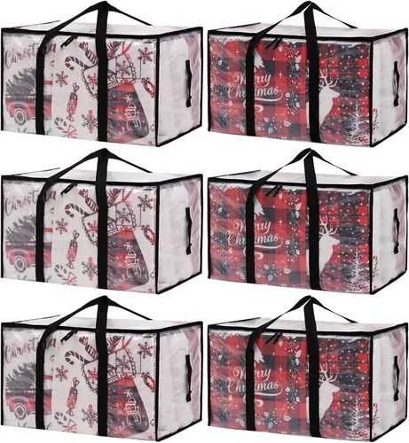 Vista 13 de Bolsas de mudanza resistentes extra grandes, cajas de mudanza, suministros de mudanza esenciales, contenedores de almacenamiento azules con tapas