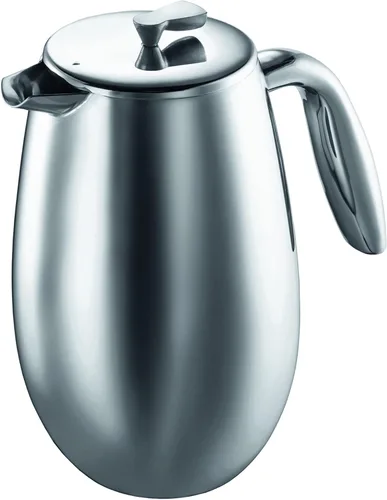 Vista 9 de Cafetera de prensa térmica Columbia para tazas de 6 oz de acero inoxidable, Plateado