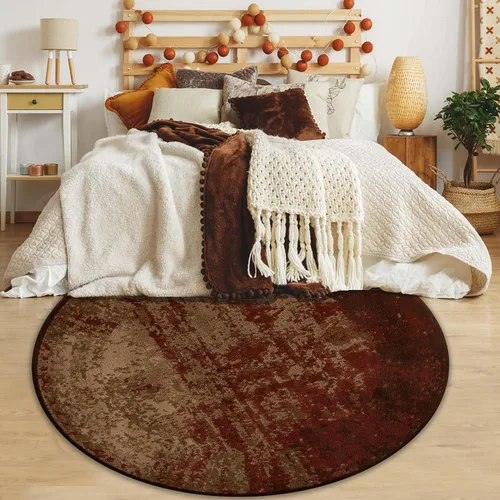 Vista 8 de Alfombra moderna de la colección Superior Afton Acid Wash, Polipropileno, Caoba Modern Abstract Rugs for High Traffic Living Room, Dining