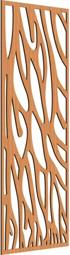 Vista 17 de 9 3/8"W x 24 3/8"H x 1/4"T Bristol Decorativos Paneles de Pared de Madera Calado, Cereza