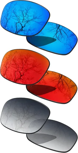 Vista 13 de Set of 3 Replacement Lenses for Oakley Fives Squared OO9238 Pack