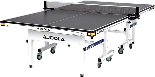 Vista 26 de JOOLA Rally TL - Mesa de ping pong profesional de MDF para interiores con abrazadera rápida y red de tenis de mesa y poste – 10 minutos de fácil