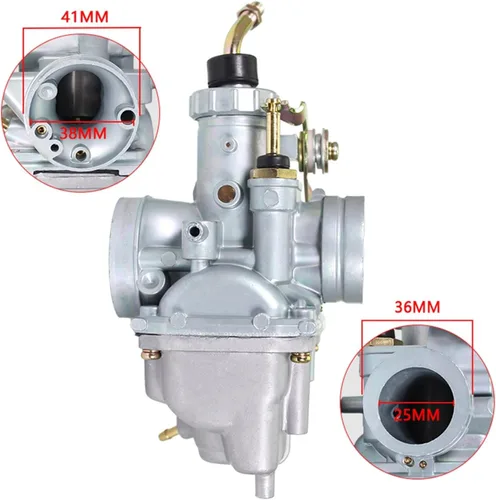 Vista 6 de Carburador Carb Carburador Asamblea Hand Chock Carby carburador para Yamaha para YBR 125 para YBR125 para XTZ125 para 125CC Carb Fuel System Moto