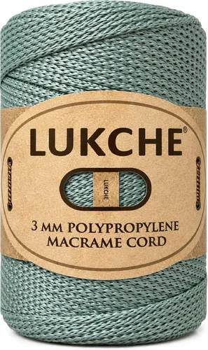 Vista 12 de Cuerda de macramé premium de poliéster de 3 mm (134.44 metros), (250 g) 100% cuerda de macramé de polipropileno, hilo de crochet de macramé colorido