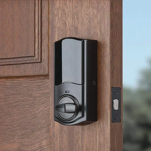 Vista 4 de Kit de conversión Smart Lock Kevo Kwikset 99250103, bronce veneciano, 99250103