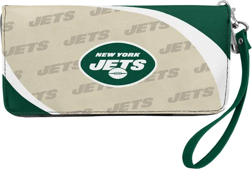 Vista 24 de Cartera organizadora NFL de cierre curvo, negro Pittsburgh Steelers