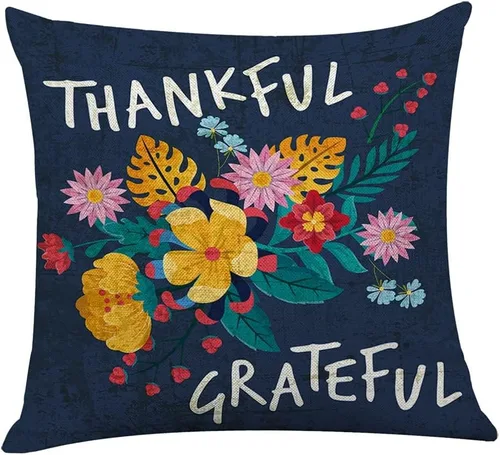 Vista 15 de Littlefa Inspiring Gifts - Funda de cojín con diseño de flores retro, funda de cojín decorativa para sala de estar, dormitorio, decoración para Sé
