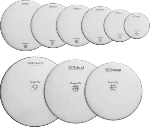 Vista 2 de Roland PowerPly13" Cabeza de malla de doble capa (MH2-13)