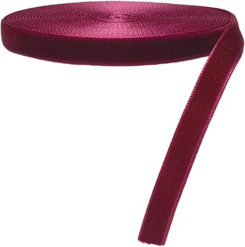 Vista 49 de Chenkou Craft 5 yardas de cinta de terciopelo para decoración navideña y embalaje artesanal