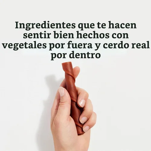 Vista 12 de DreamBone Twistz relleno de 10 unidades, masticables sin cuero crudo