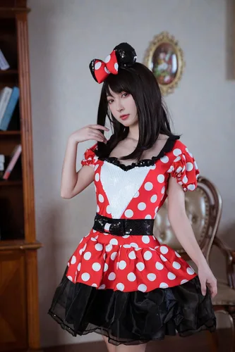Vista 7 de Disguise Disfraz de Minnie Mouse de Disney Glam para mujer