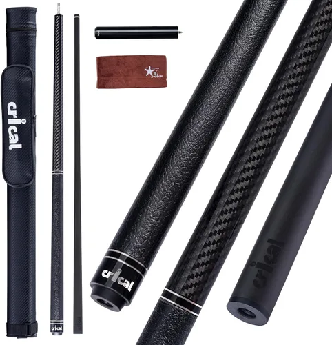 Vista 11 de CRICAL Carbon Fiber Pool Cue Stick, Professional Low Deflection Cue