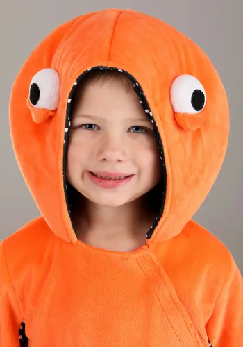 Vista 4 de Disfraz de Pulpo Oceánico para Niños Pequeños Multicolor
