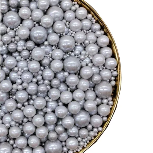 Vista 6 de Gránulos de perlas verdes, chispas para pasteles, chispas de galletas, perlas de azúcar, perlas de caramelo comestibles, 4.59 oz, 4.6 onzas