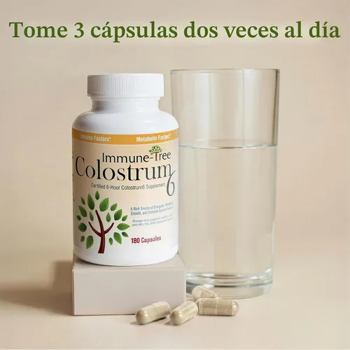 Vista 3 de Cápsulas de calostro bovino alimentado con pasto, inmune e intestinal, 180