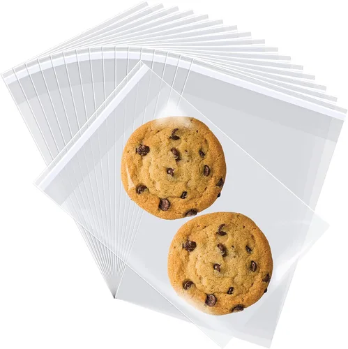 Vista 8 de 400 piezas de bolsas de celofán, bolsas para galletas de 3x5" 2.8 mils para empaque, pequeñas bolsas de celofán autoadhesivas, bolsas de celofán