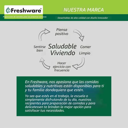 Vista 7 de Freshware Vasos de Plástico para Porciones con Tapas [1 Onza, 100 Juegos] Vasos de Plástico Desechables para Preparación de Comidas, Aderezo