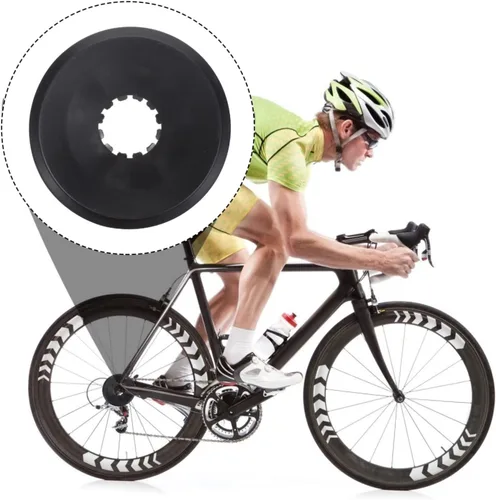 Vista 6 de 30 piezas cubierta de volante radios bicicleta radios bicicleta piñón rueda libre protector de radios carretera volante cubierta de protección